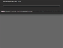 Tablet Screenshot of maisonkuotidien.com